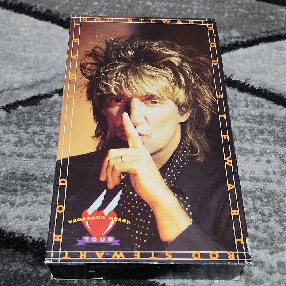 ROD STEWART VAGABOND HEART TOUR VHS 1992